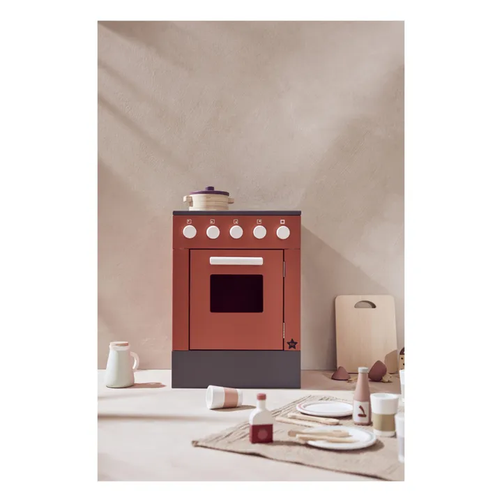 Cocinita de madera Bistro | Rojo- Imagen del producto n°1