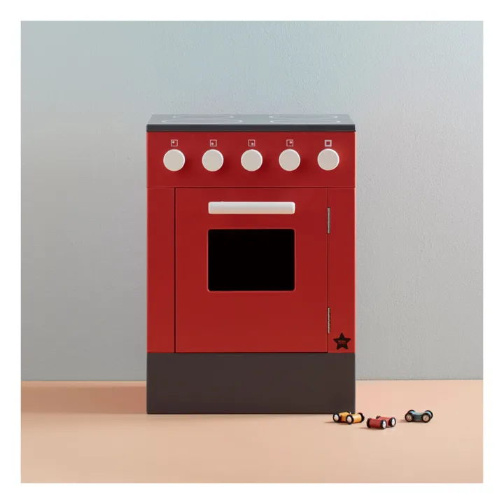 Cocinita de madera Bistro | Rojo- Imagen del producto n°4