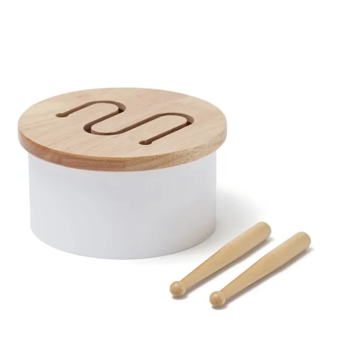 Mini Children's Drum | White- Product image n°0