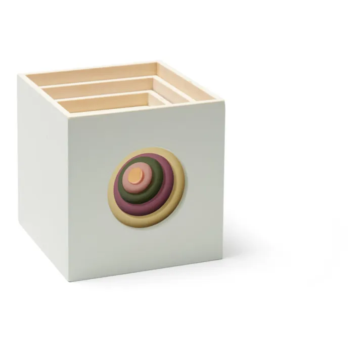 Cubos para apilar Edvin en madera- Imagen del producto n°3