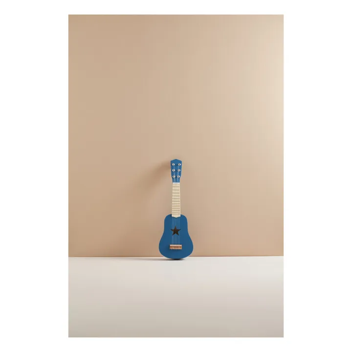 Gitarre aus Holz | Blau- Produktbild Nr. 1
