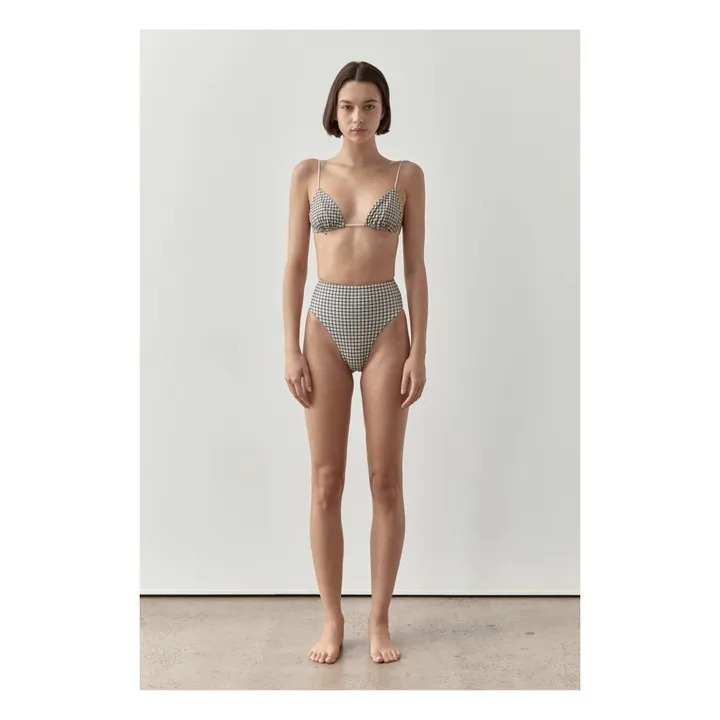 Bikiniunterteil Carreaux | Schwarz- Produktbild Nr. 1