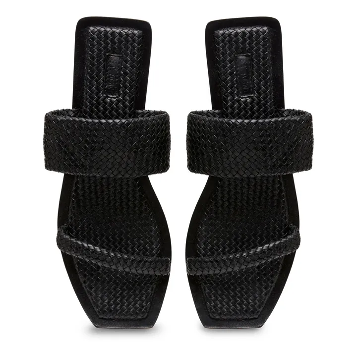 Resort Braided Sandals | Black- Product image n°2