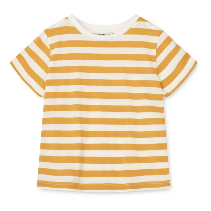 T-Shirt Manches Courtes Coton Bio Apia | Jaune moutarde- Image produit n°0