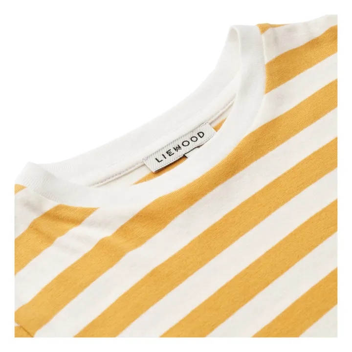 T-Shirt Manches Courtes Coton Bio Apia | Jaune moutarde- Image produit n°1
