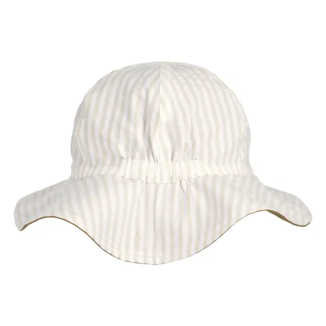Amelia Organic Cotton Reversible Hat | Beige