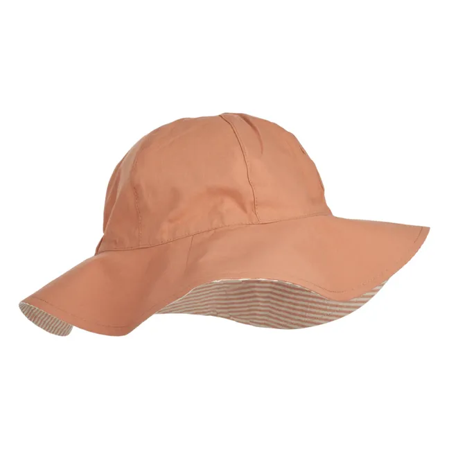 Amelia Organic Cotton Reversible Hat | Dusty Pink