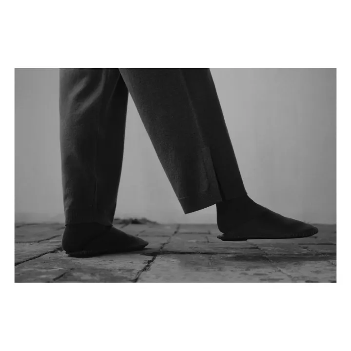 Pantalones de cachemira fluida | Gris Antracita- Imagen del producto n°3