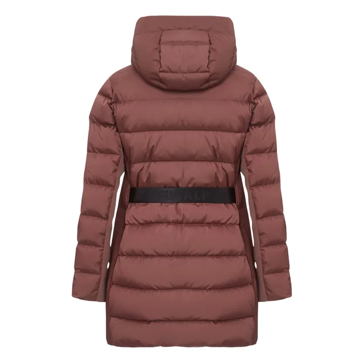 Regina Long Ski Jacket | Powder pink- Product image n°1