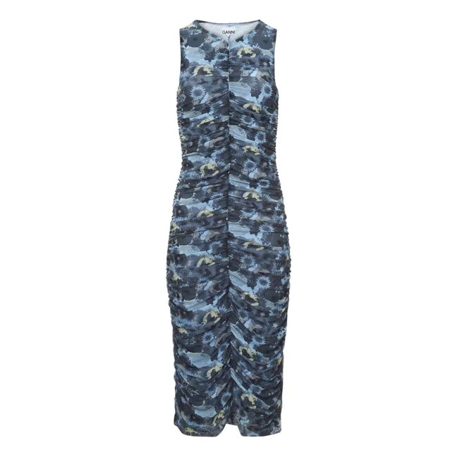 Robe Froncée Brunnera | Bleu