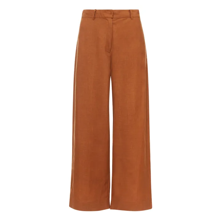 Louise Trousers | Tabacco- Product image n°0