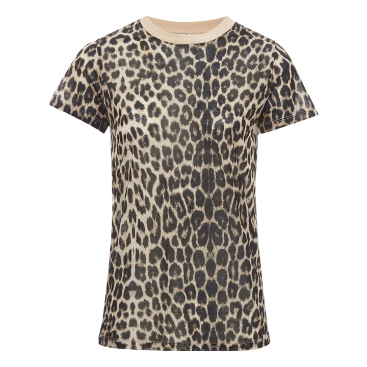 T-Shirt Bamboo Lyocell bedruckt | Leopard- Produktbild Nr. 0