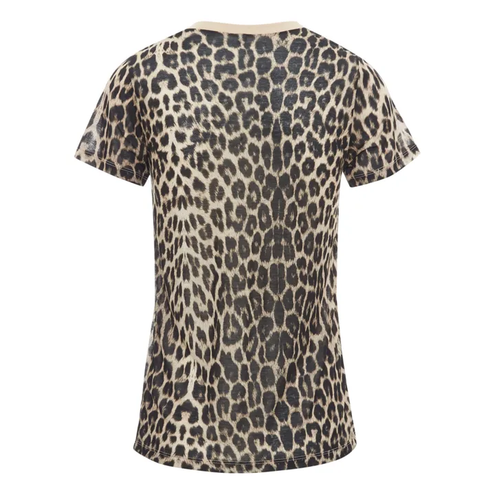 T-Shirt Bamboo Lyocell bedruckt | Leopard- Produktbild Nr. 4