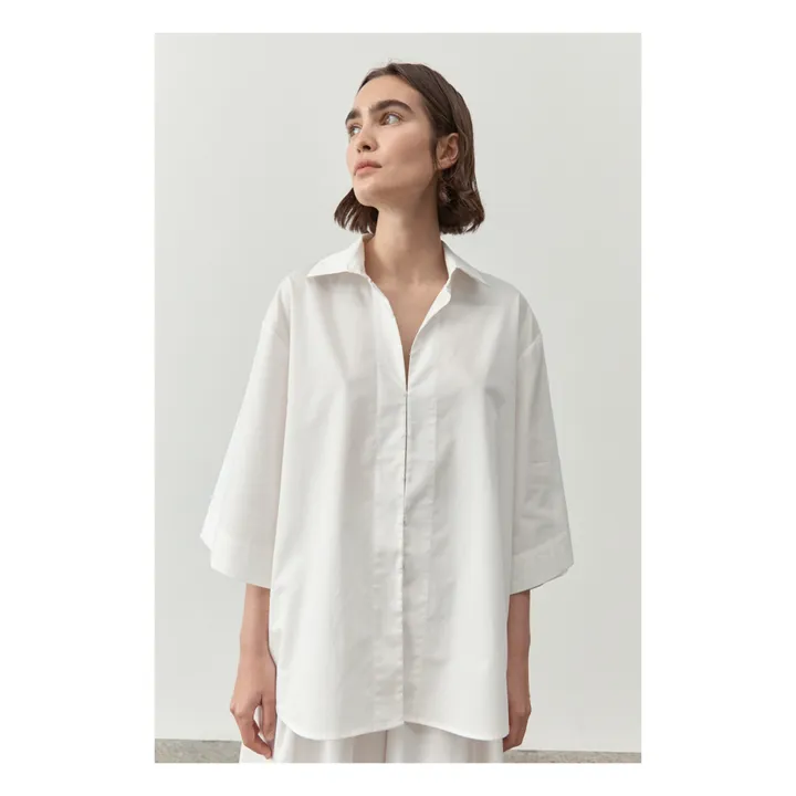 Chemise Manches 3/4 | Blanc- Image produit n°2