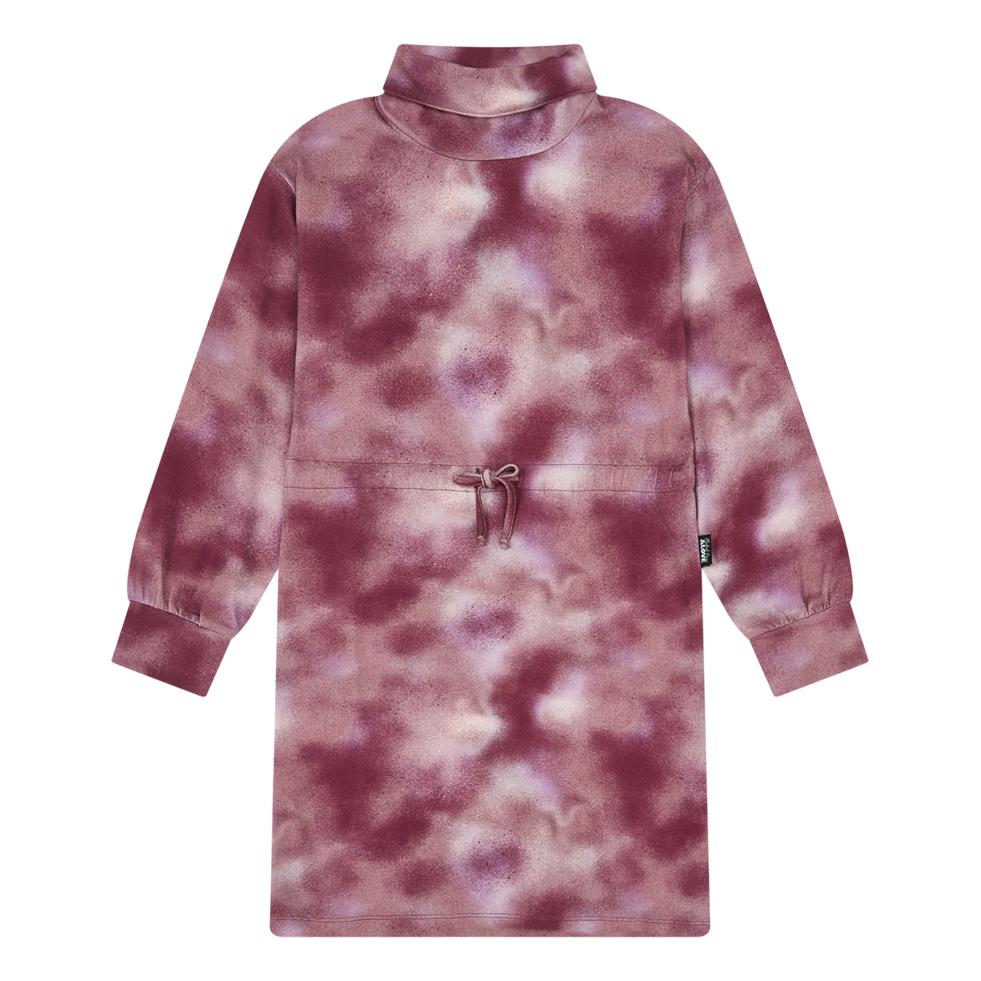 Hundred Pieces Burgundy Organic Cotton Blur Maxi Dress