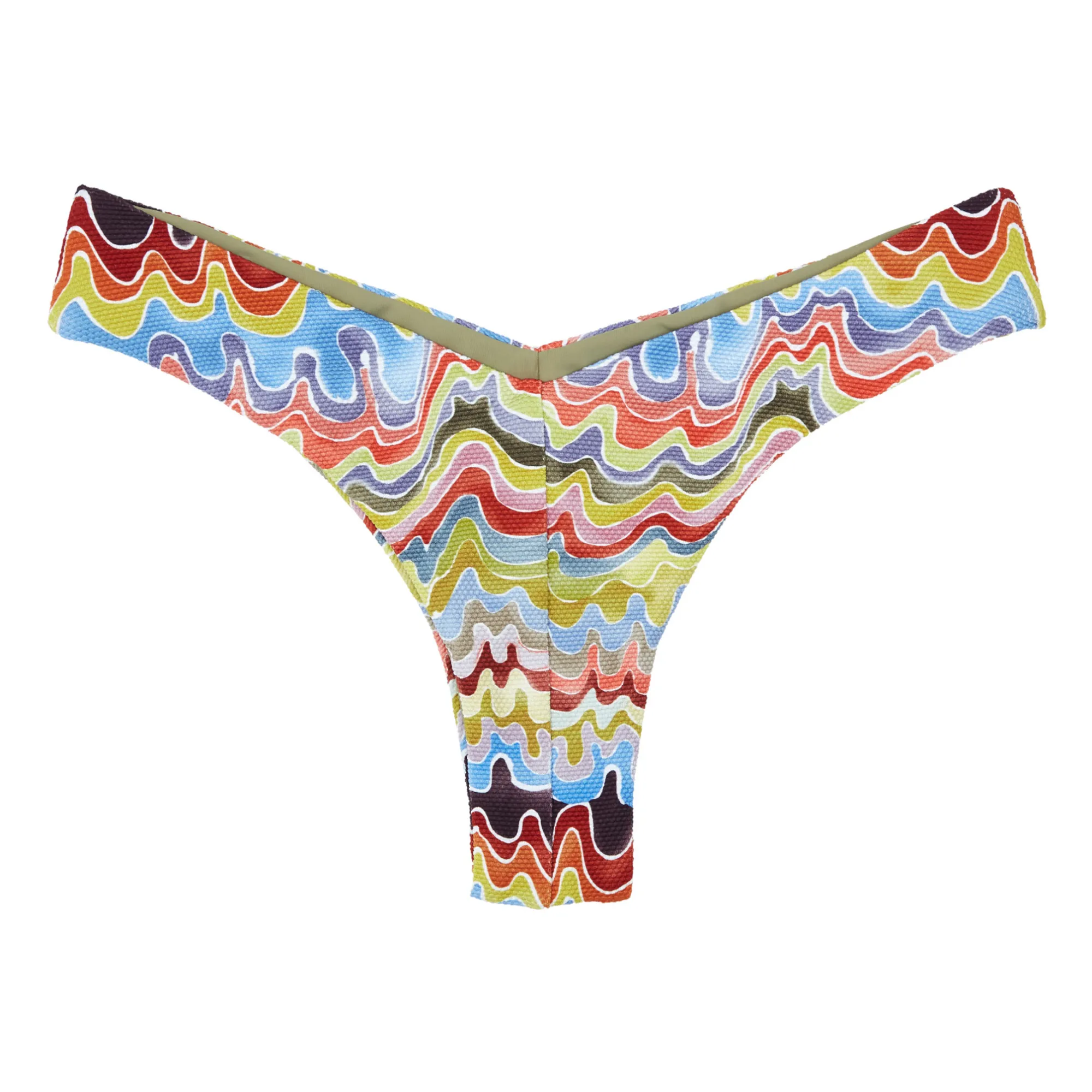 Fella Swim Yellow Chad Textured Bikini Bottoms