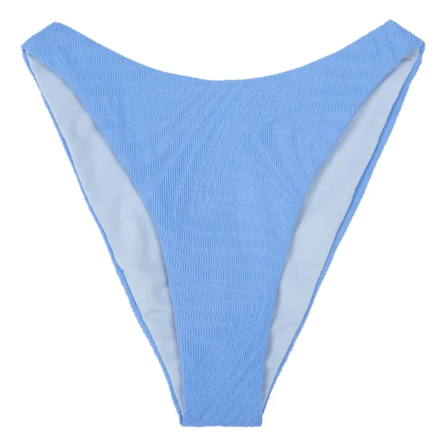 Braguita de bikini texturizada Elvis | Azul