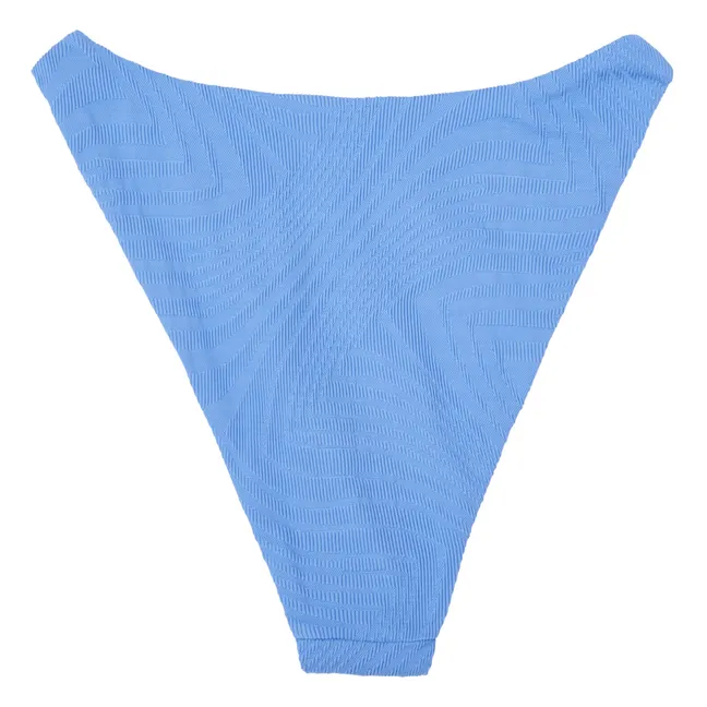Braguita de bikini texturizada Elvis | Azul