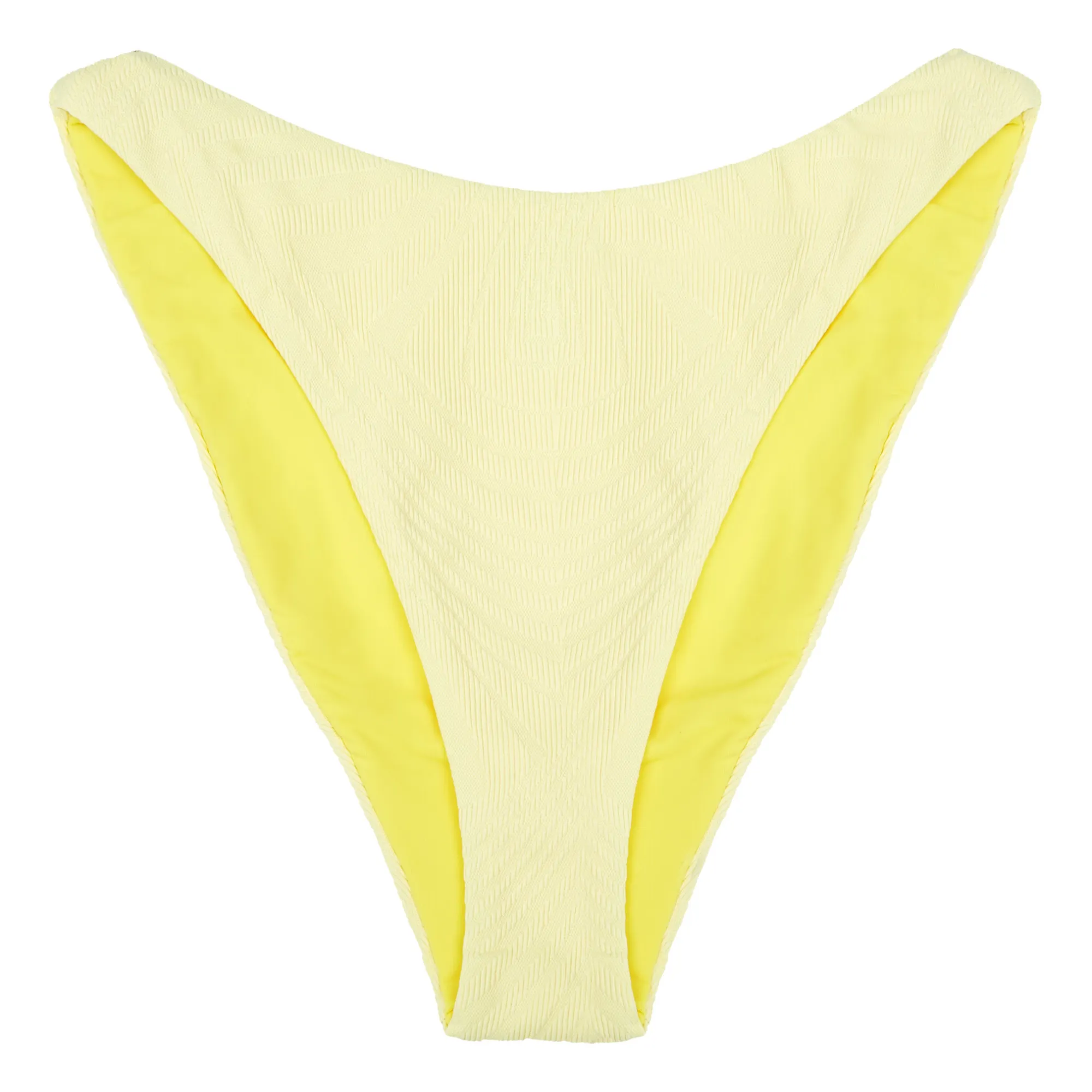 Fella Swim Yellow Elvis Textured Bikini Bottoms