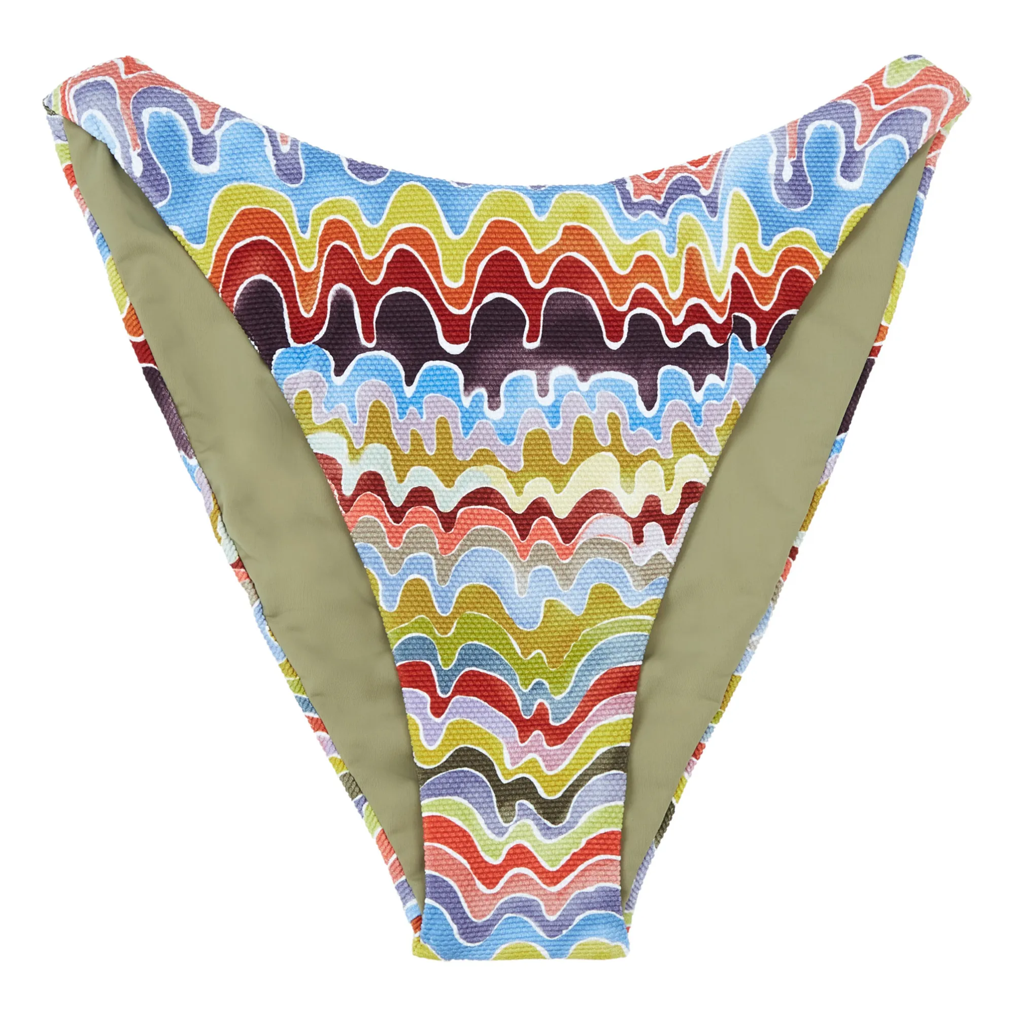 Fella Swim Yellow Elvis Textured Bikini Bottoms