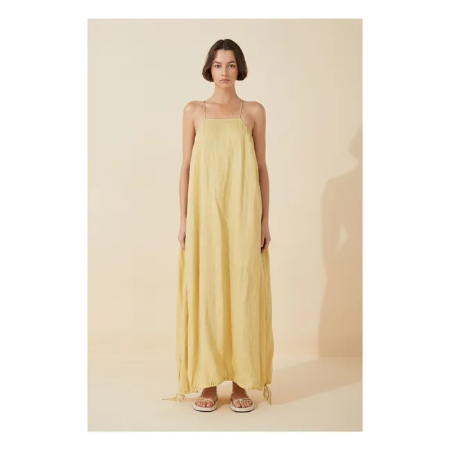 Robe Citrus Lin | Jaune