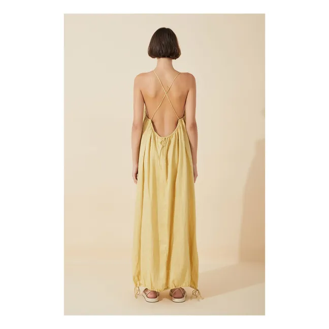 Robe Citrus Lin | Jaune