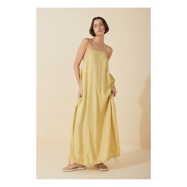 Robe Citrus Lin | Jaune