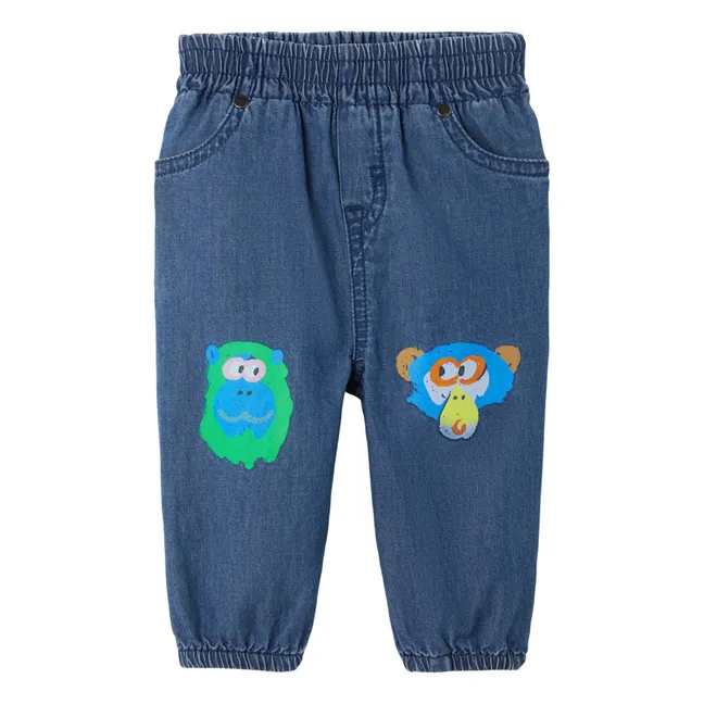 Pantalon  Singe | Bleu jean
