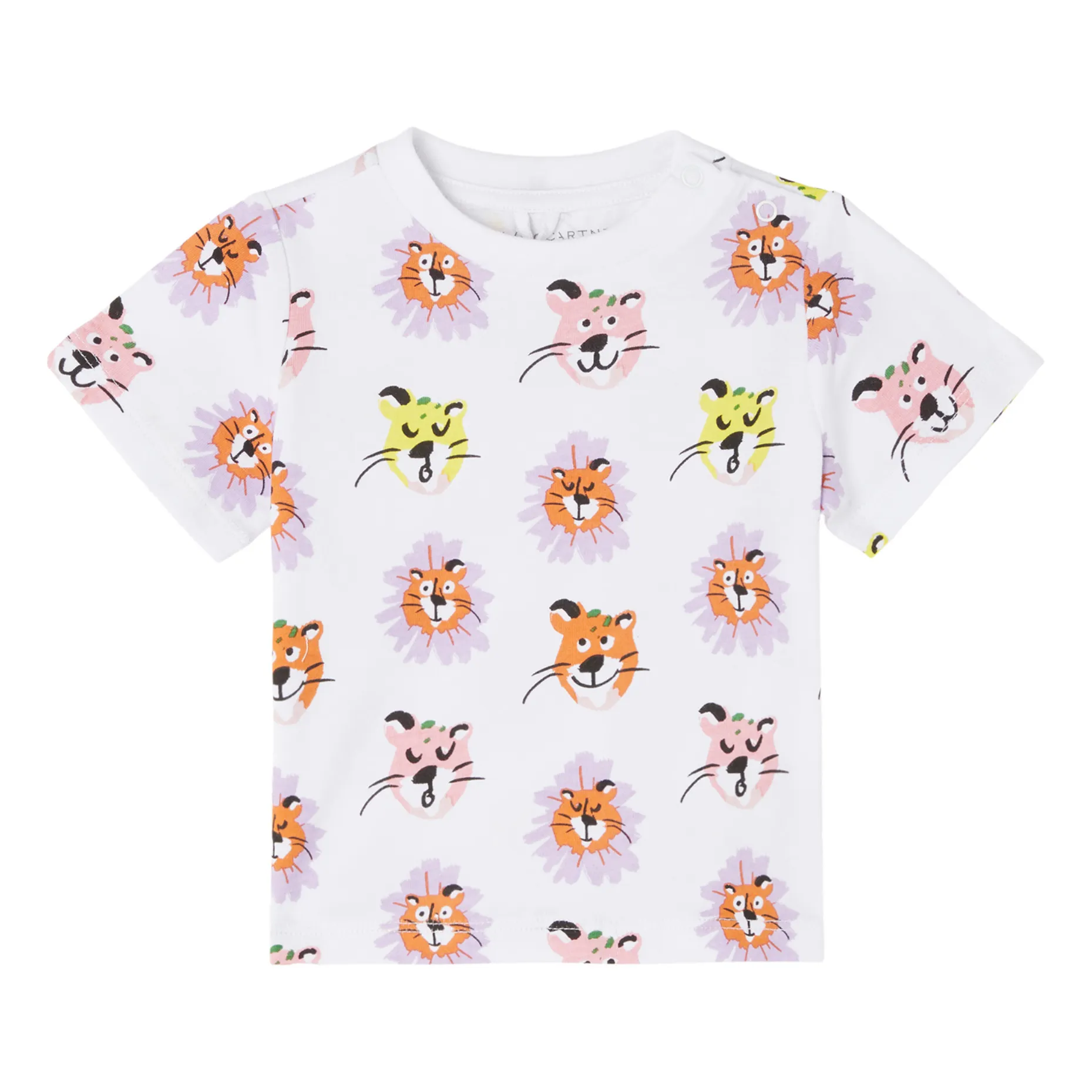 Stella Mccartney Kids White Cheetah T-Shirt