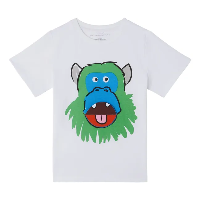T-Shirt Singe | Blanc