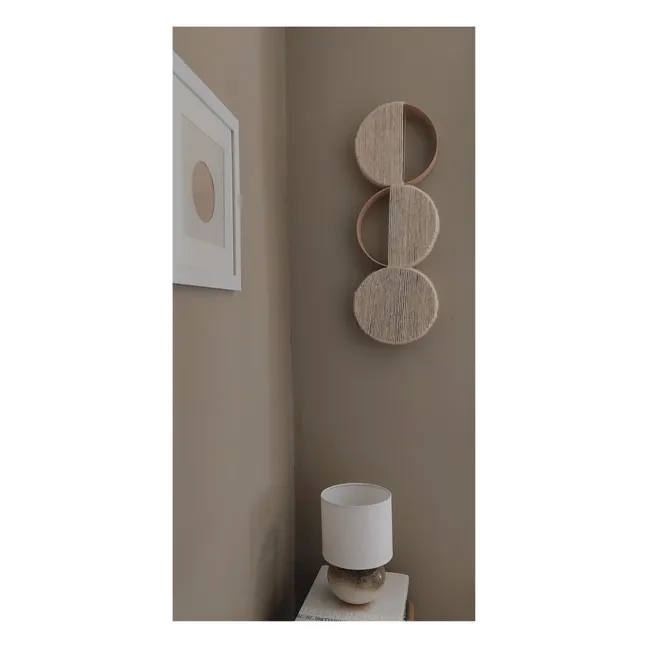 Triodemi Loops Wall Hanging | White