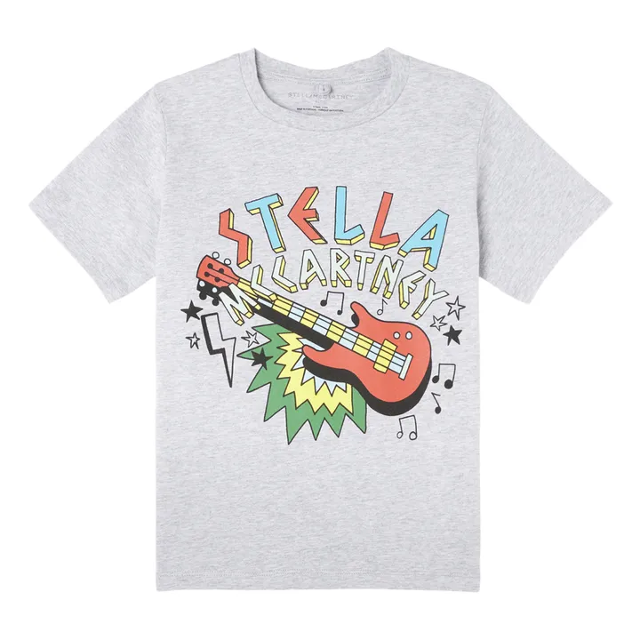 T-Shirt Imprimé Guitare | Gris- Image produit n°0
