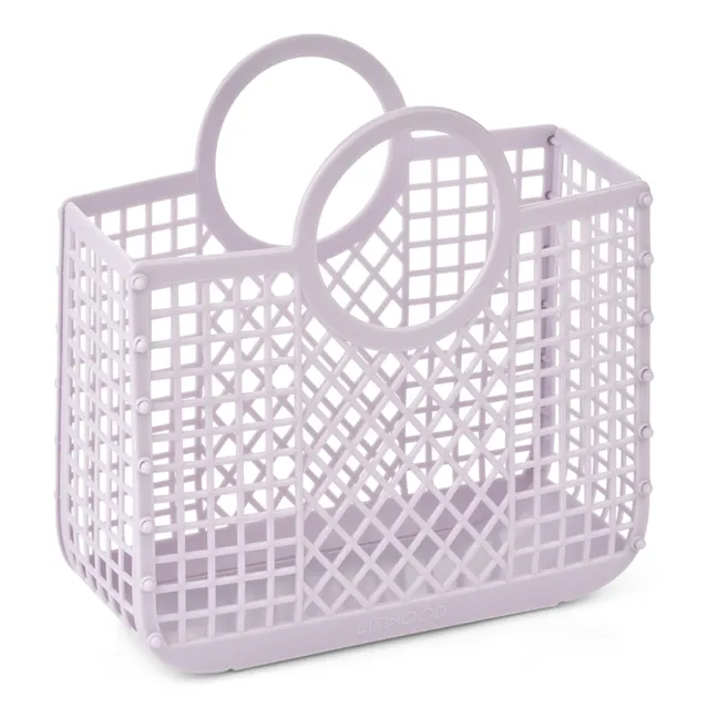 Samantha Recycled Material Basket | Mauve