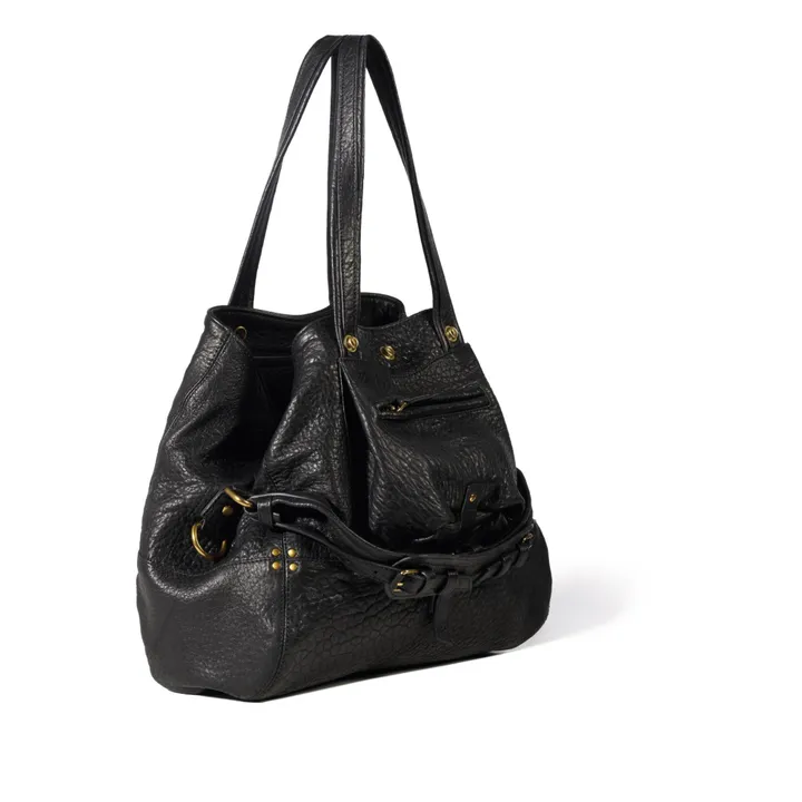 Billy Lambskin Handbag - M | Black- Product image n°3