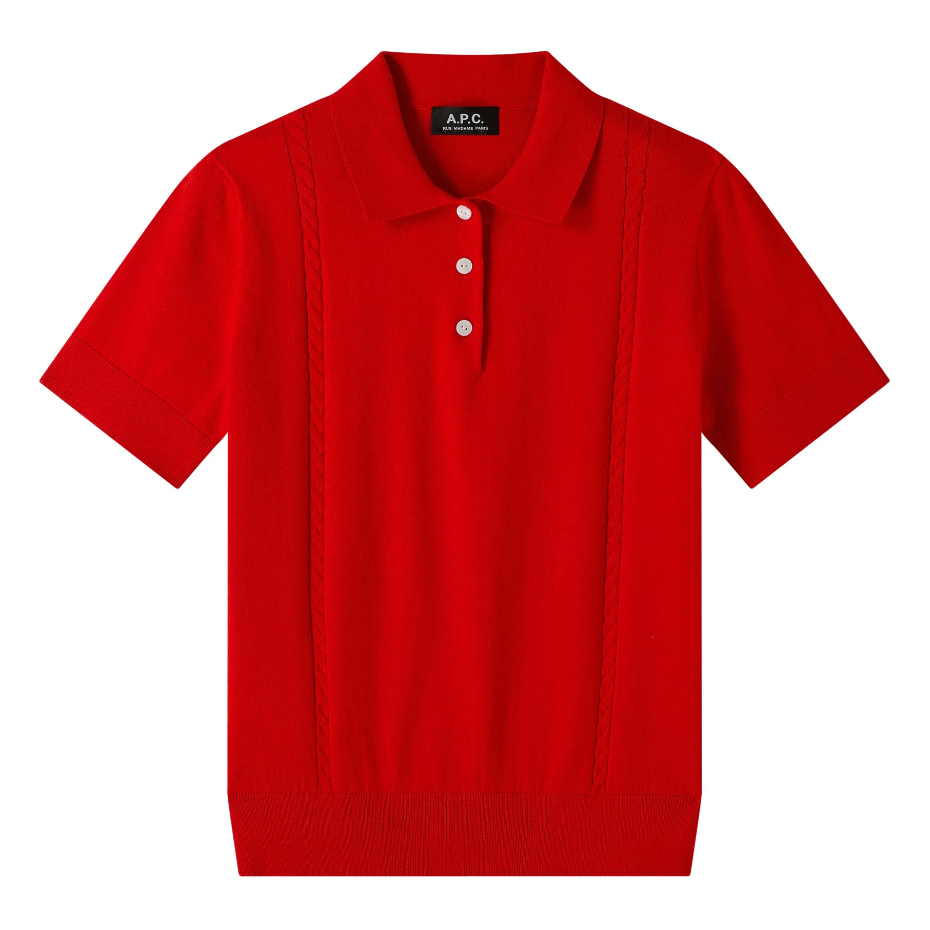 A.P.C. - Sibylle Polo - Red | Smallable