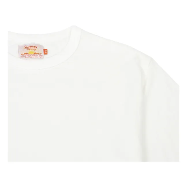 T-shirt Haleiwa Homme Coton Recyclé 260g | Blanc