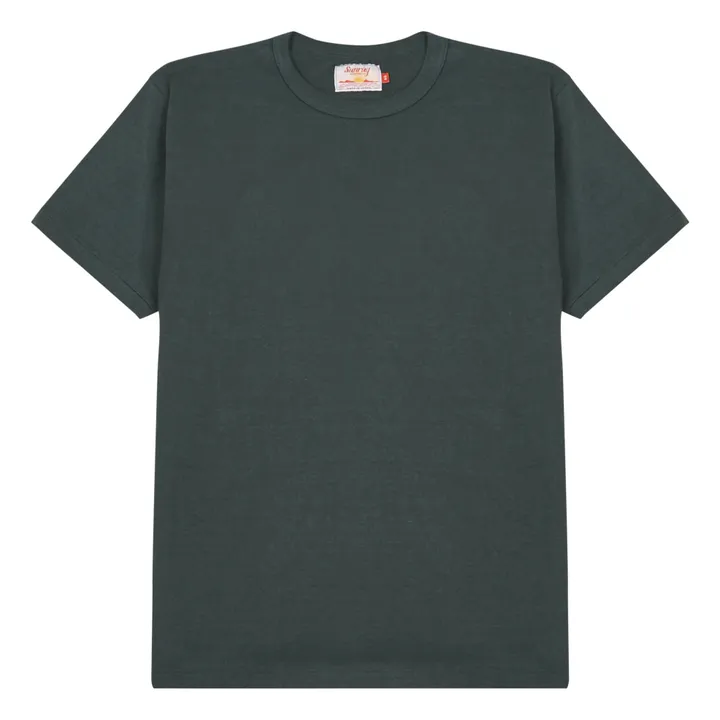 Camiseta de hombre Haleiwa Algodón reciclado 260 g | Verde Abeto- Imagen del producto n°0