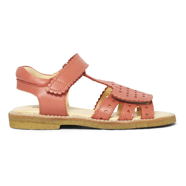 Sandalias con doble velcro | Coral