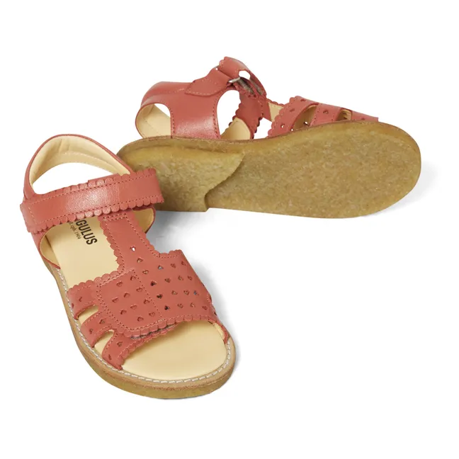 Sandalias con doble velcro | Coral