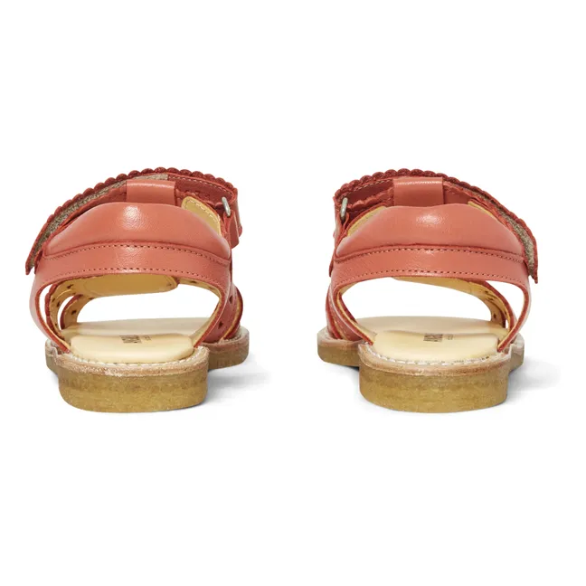 Sandalias con doble velcro | Coral