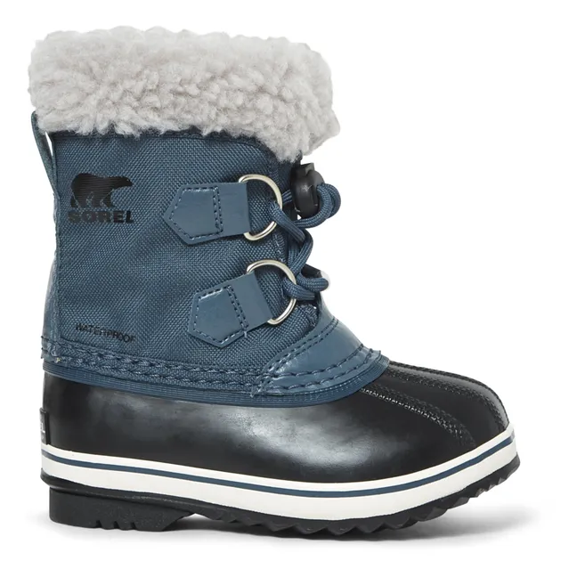 Yoot Pac Nylon Fur-Lined Boots | Grey blue