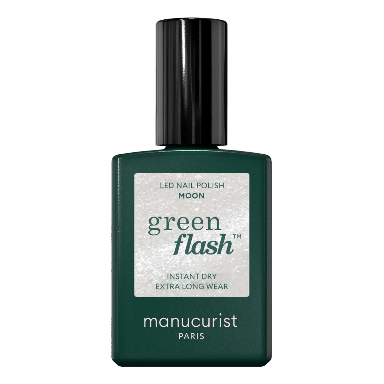 Manucurist Moon Green Flash Semi-Permanent Nail Polish - 15 Ml