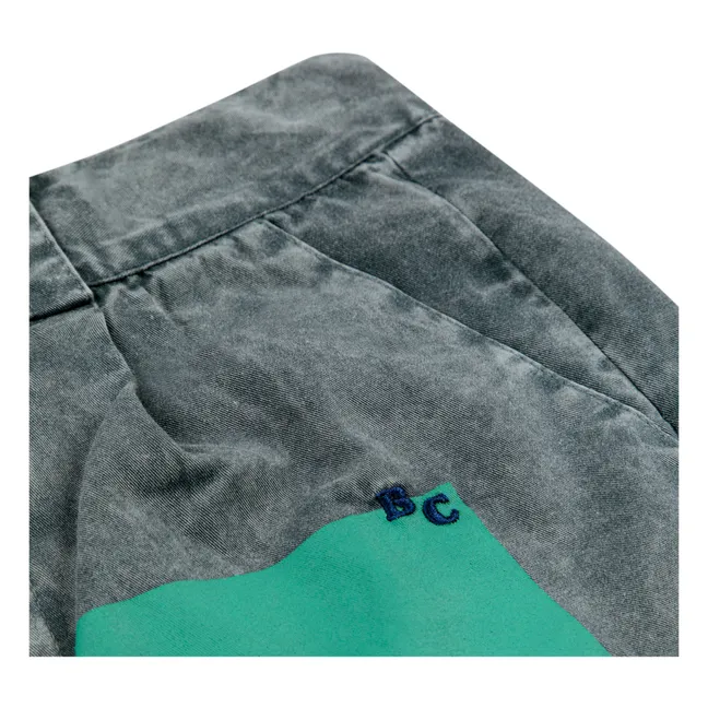 Shorts in denim di cotone ecologico | Denin grigio