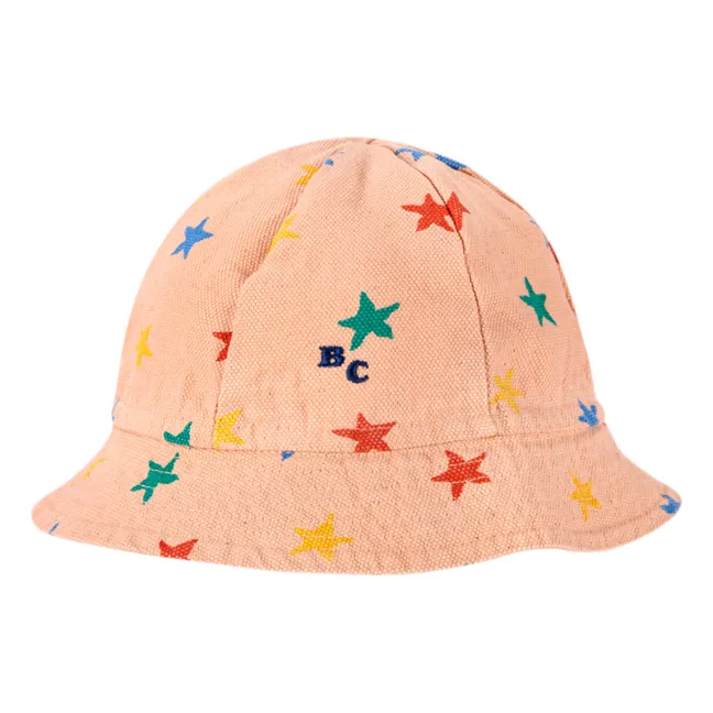 Sombrero con estampado de estrellas | Albaricoque
