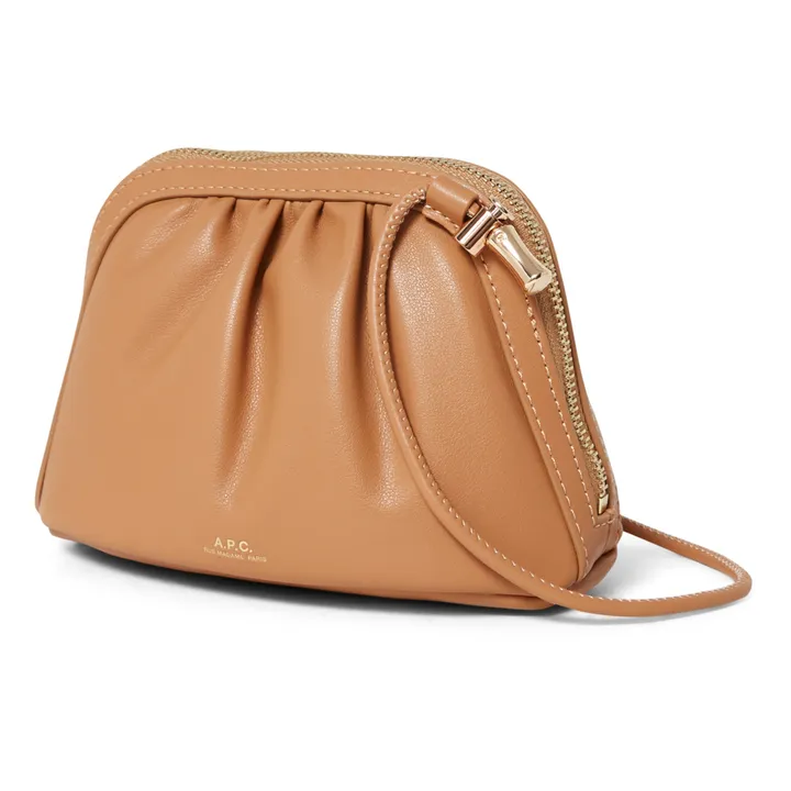 Ninon Small Smooth Leather Purse | Caramel- Product image n°2