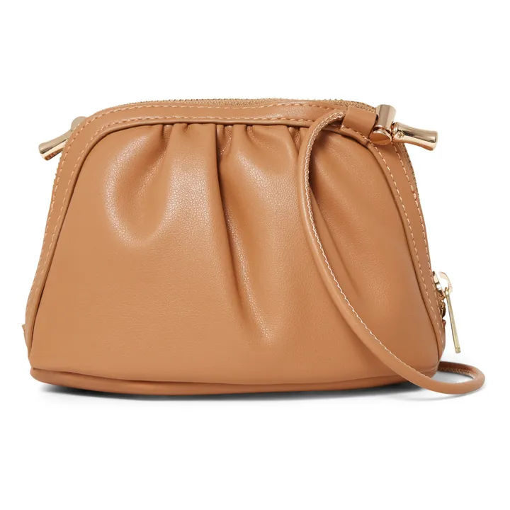 Ninon Small Smooth Leather Purse | Caramel- Product image n°4