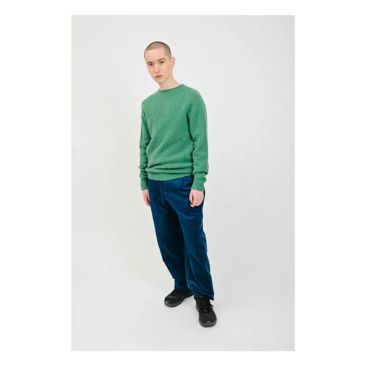 Birth Of The Cool Woollen Jumper | Emerald green- Product image n°1