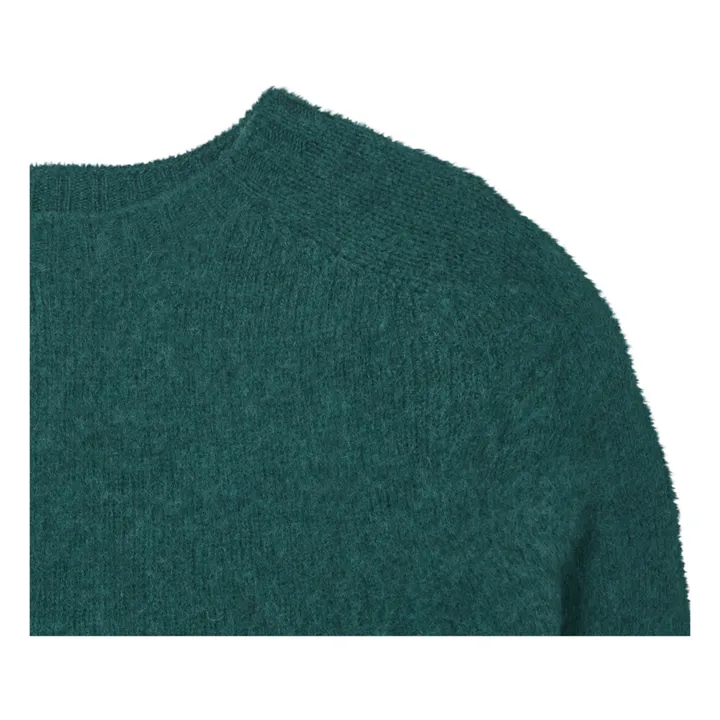 Birth Of The Cool Woollen Jumper | Emerald green- Product image n°2