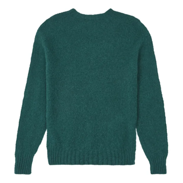 Birth Of The Cool Woollen Jumper | Emerald green- Product image n°3