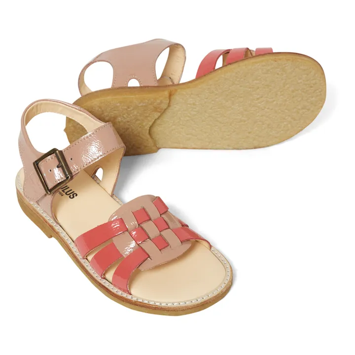 Sandales Tressées | Corail- Image produit n°3